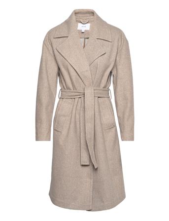 Vibinas L/S New Coat/Su Beige Vila