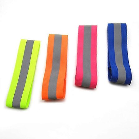 4 Stk. Refleksbånd Refleksbånd til håndled, arm, ankel, ben, høj synlighed refleksudstyr sikkerhedsrefleksbånd