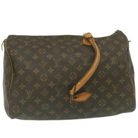 Louis Vuitton Vintage, Pre-owned Speedy 35 Monogram Handbag Bruin, Dames, Maat:ONE Size