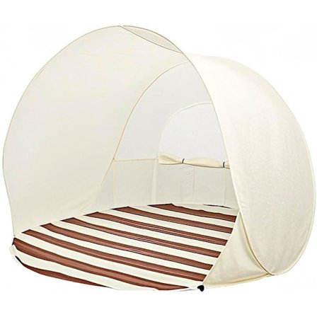 Pop Up Strandtält, UPF 50+ UV-solskydd, Pop-Up System, Enkel Installation och Portabel, Anti-UV Strandskydd