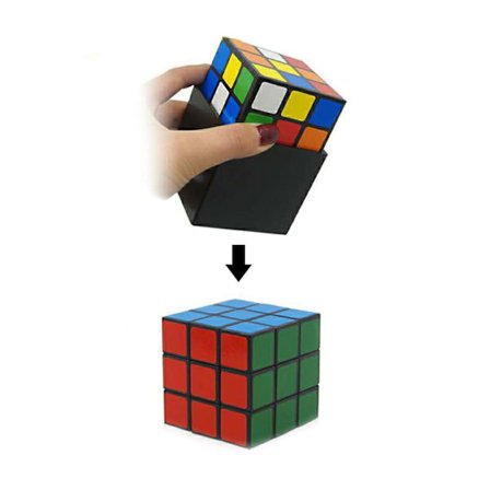 1 sæt Triple Cube magiske tricks øjeblikkelig gendannelse Close Up Magician Trick Gimmick Illusions (FMYED)