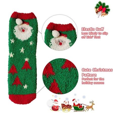 Jenter Gutter Julestrømper Vinterstrømper for Barn Stil 2 Style 2