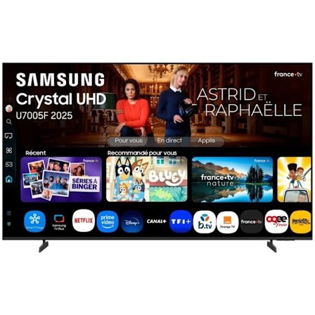 Samsung 43U7005F - LED-TV 43" (109 cm) - 4K UHD 3840x2160 - HDR10+ - Smart TV - Gaming Hub - 3xHDMI - WiFi
