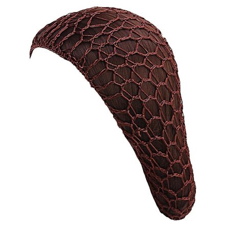 Nät Hårmössa Stickad Snood Cover Hatt Kvinnor Enfärgad Tjock Virkad Sovhatt