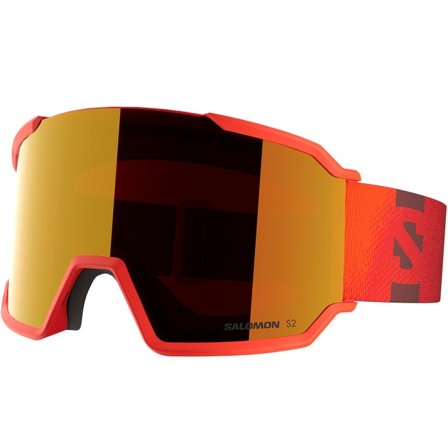 Salomon - Skibrille Unisex S/view 3 Ml - Cherry Tomato