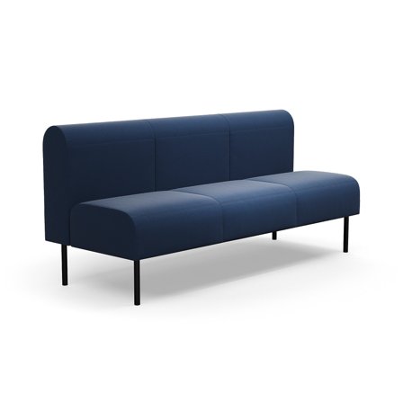 Modulsofa VARIETY, 3-Sitzer, Stoff Pod CS, navy