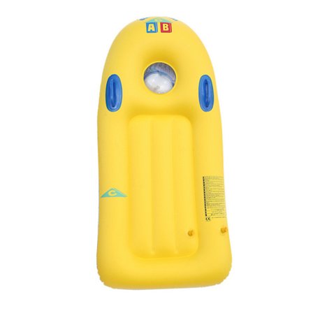 Uppblåsbar Surfbräda Flytande Bodyboard med Handtag Poolflottar Rad Dubbla Luftkammare Boarding Sommar Havsäng