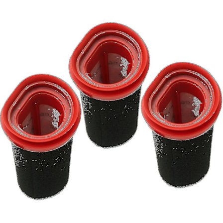 3-pack 25,2V/21,6V Filter för Bosch Flexxo Serie 4 Sladdlösa Dammsugare Bbh32101 Etc, Ersätter Hy