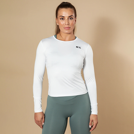 RX Performance Diane Long Sleeve Top, White