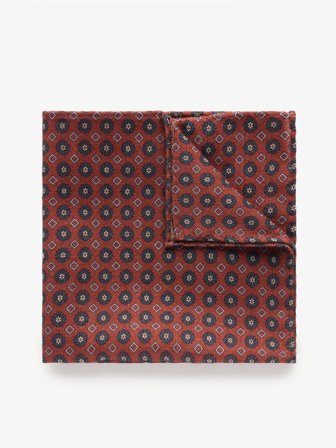 John Henric Herr Terrakotta Näsduk Paisley Storlek Onesize