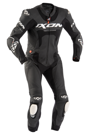 Kožená Kombinéza Ixon Jackal Černá XL