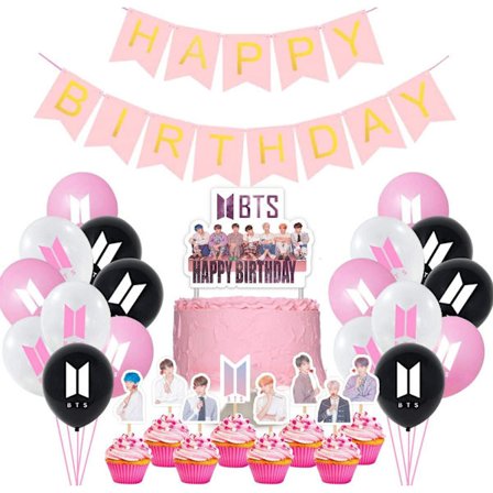 Bangtan Boys Födelsedagsfest tillbehör