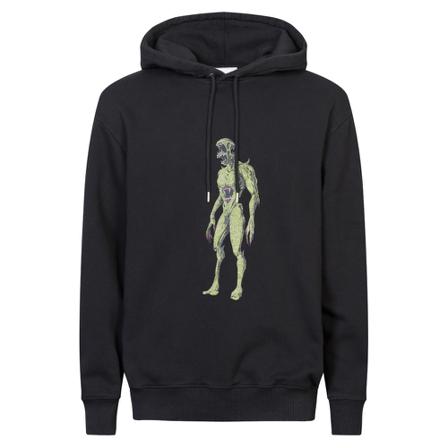 Han Kjøbenhavn Artwork Hoodie Sort, Herre