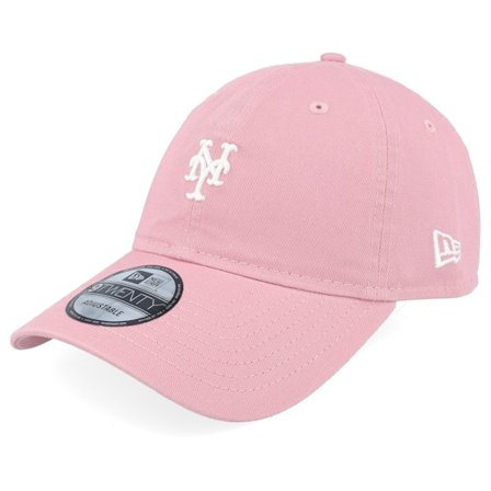 New Era - MLB Roze unconstructed Cap - New York Mets Mini Washed 9TWENTY Pink Dad Cap @ Hatstore