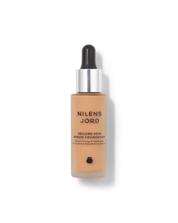 3 for 2 - Nilens Jord Second Skin Serum Foundation 550 Tan, Makeup, Ansigt, Foundation