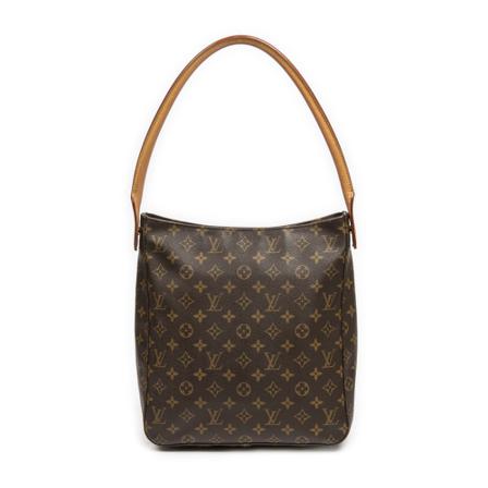 Louis Vuitton Vintage Looping GM , Bruin , Dames , Maat: ONE Size Vintage Tassen