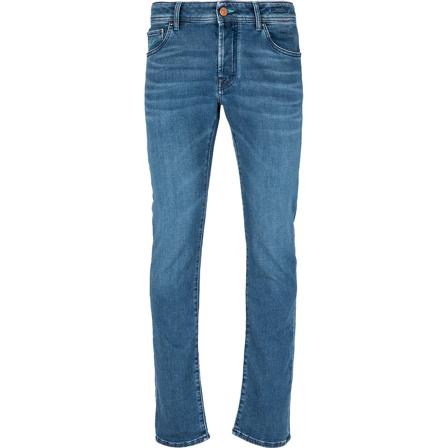 Jacob Cohën, Jeans Blauw, Heren, Maat:W38