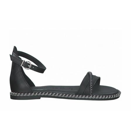 Tamaris, Flat Sandals Zwart, Dames, Maat:36 EU