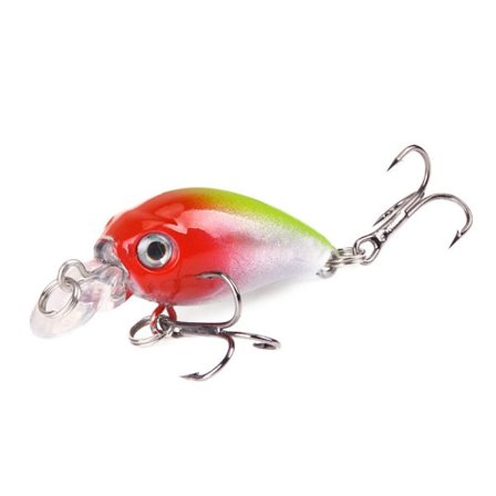 Minnow Fiske Drag Konstgjord Wobbler Bass Bete 5 5