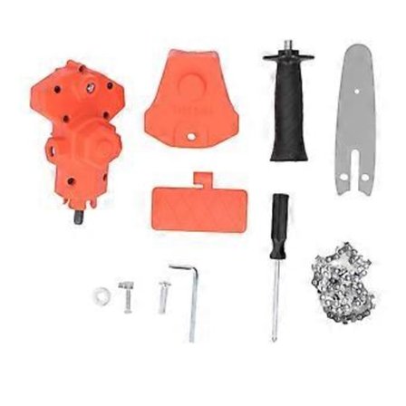 Elektrisk drill til elektrisk sag adapter konverteringshode oransje bærbar motorsag konverteringshode