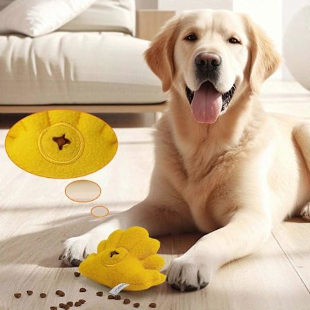 Hunde leker for tygging og gjemming av mat Hundes leker for tygging og gjemming av matskjell Liten lekkasje av matlyd Kjedsomhet Kjedsomhet 