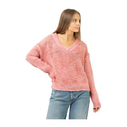 Roberto Collina, V-neck Knitwear Roze, Dames, Maat:M