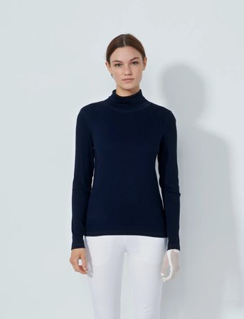 Daily Sports Ancona Ls Roll Neck - Navy - S