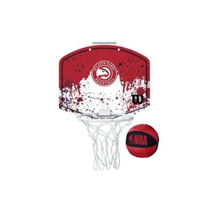NBA Atlanta Hawks Mini Basket - röd/vit - TU