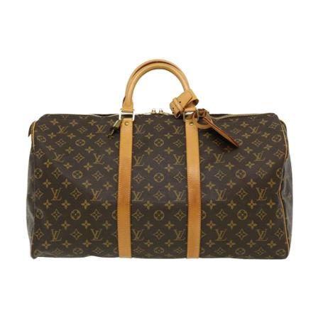 Louis Vuitton Vintage, Pre-owned Keepall 50 Bag Bruin, unisex, Maat:ONE Size