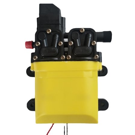 Tryk Vandpumpe, 12V 120W 8L Højtryks Vand Membranpumpe, Automatisk Elektrisk Vandpumpe med Kobberforbindelse til Badeværelse, Have, RV, Båd