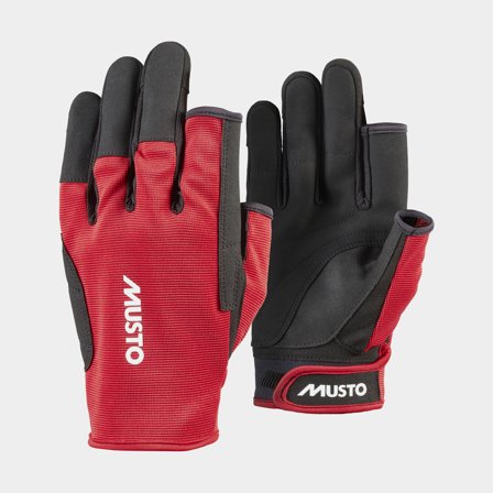 Sejlerhandsker Musto Essential Sailing Long Finger Glove 2.0, True Red, XX-Small