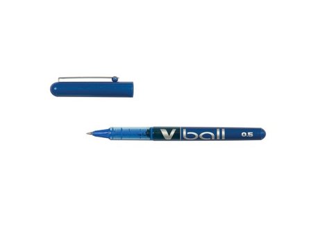 Pilot Bläckkulpenna, V-ball, 0,5 mm, blå - Lyreco - Kontorsmaterial > Pennor > Bläckkulpennor