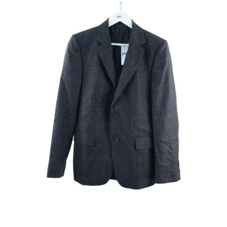 Saint Laurent Vintage Pre-owned Uld toppe Grå, Dame