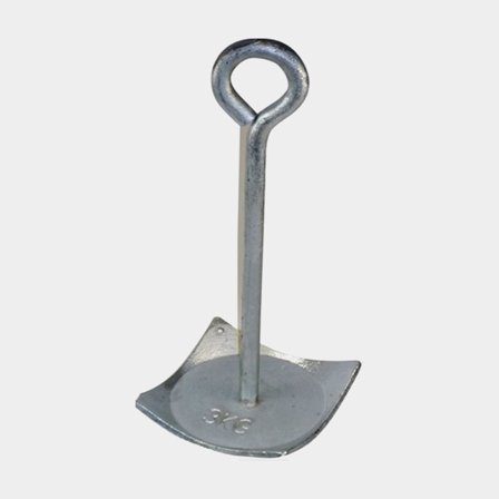 Tallerkenanker 1852-Marine, galvaniseret stål, 10 kg