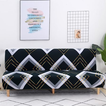 Stretch Armless Sofa Cover, Universal Armless Sofa Cover All Cove