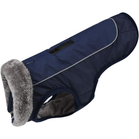 tian Hundetøj til koldt vejr Vinter Hundevest Varm Hundejakke Belle (L, A3-Rød) A2-Marineblå Lille