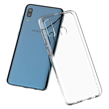 Smart Stöttåligt Silikonskal - Samsung Galaxy A40 Transparent Transparent/genomskinlig