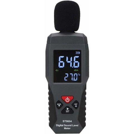 Lydnivåmåler Digitalt lydnivåmåler, måleområde 30-130dB