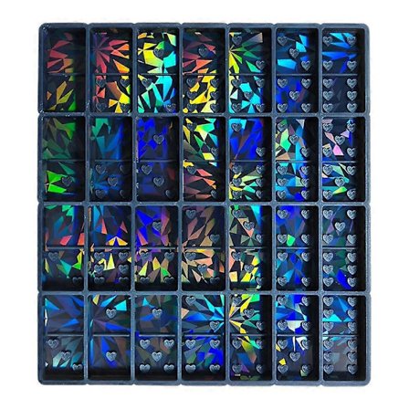 Holografiske chokoladeforme harpiks silikone dybe tykke forme til genbrug