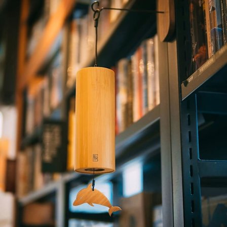 Bambus Vindklokker til Lydhealing, Meditation, Afspænding af Følelser, Akkord Vindklokker Hånddrejede Vindklokker Unik Dekoration Have