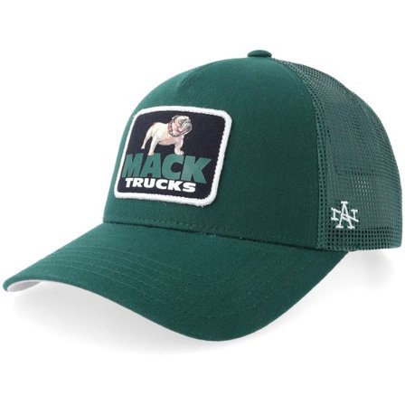 American Needle - Grön trucker Keps - "Hatstore Exclusive x Mack Trucks Dark Green Trucker " @ Hatstore