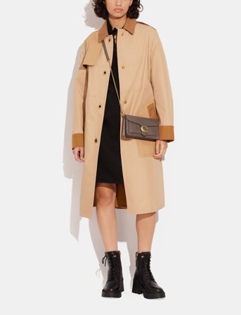 Coach Tabby Chain Clutch - Grey - ONE SIZE