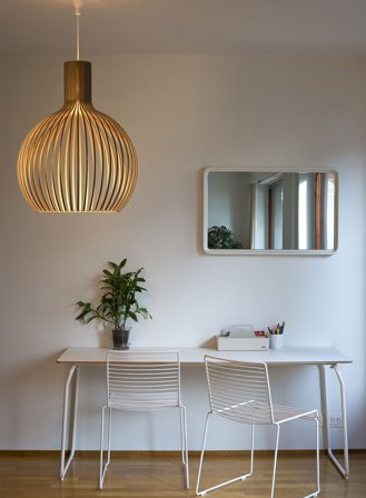 Octo 4240 taklampe Ø54 - valnøtt