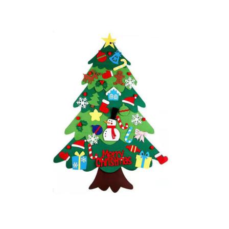 Gör-det-själv-filt Julgran Set Xmas Heminredning