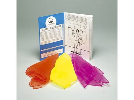 Jongleringsdukar, kvadratiska, nylon, 400 x 400 mm, olika färger 3/fp - Lyreco - Skola och förskola - Idrott, hälsa och rörelse - Motorik