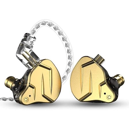 Armature Drive Coil In-ear -kuulokkeet Zsnprox 1ba+1dd Hifi-kuulokkeet Zsnpro X -kuulokkeet (ei mikrofonia, kulta)