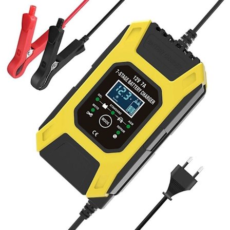 6A/12V Smart Batteriladdare Portabel Snabb Motorcykelladdare med