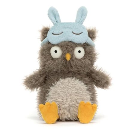 Jellycat Audrey Hootsoftly 20 cm Uggla med Dammpåse - Julklapp