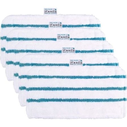 Microfiber rectangle mop pad til dampmoppe Black og Decker FSM1630, FSM1616, FSM1605, FSMH13E5, FSMH1321 FSMP20 [Sæt 5]