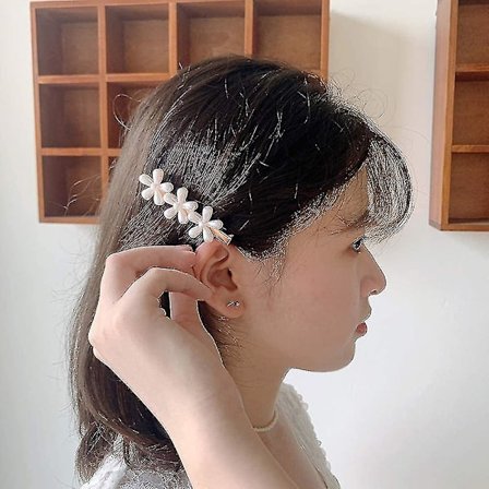 3 stk. Perle Blomster Hårnåle Perle Blomster Spænder Hårnåle Hår Tilbehør